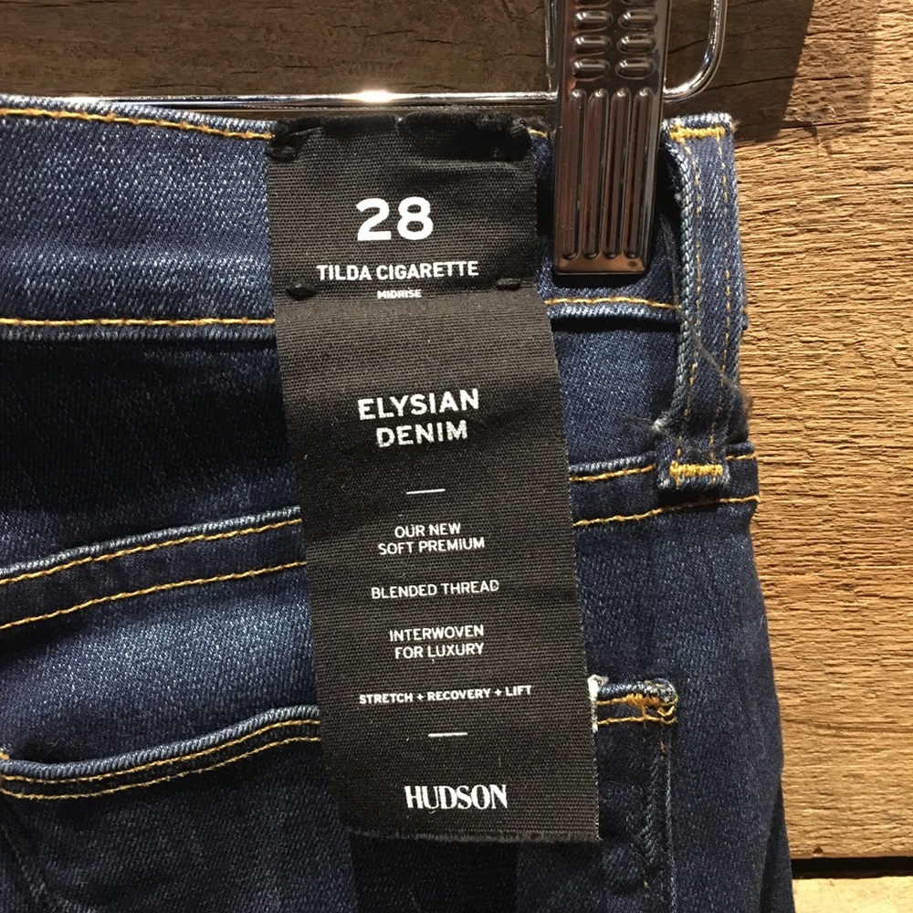 Hudson Tilda mid-rise cigarette jeans